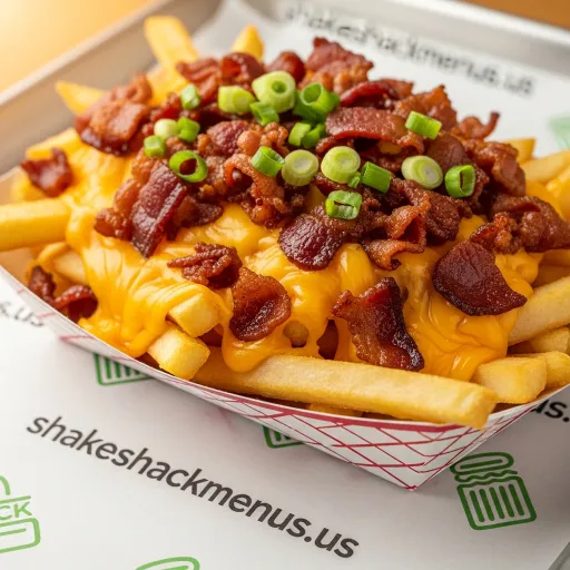 Bacon Cheese Fries shake shack menu