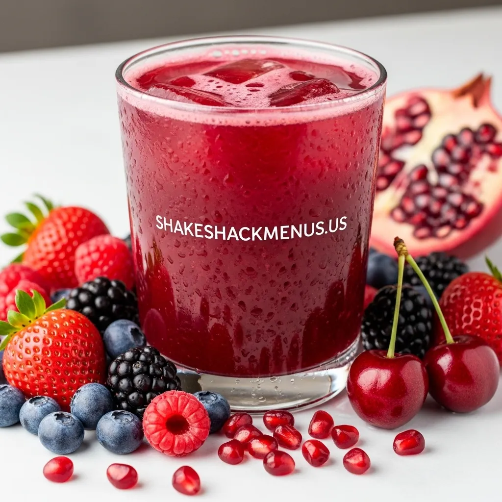 Berry Cherry Pomegranate shake shack menu