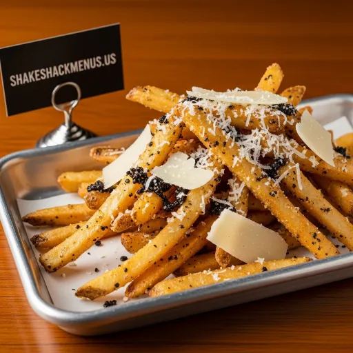 Black Truffle Parmesan Fries shake shack menu