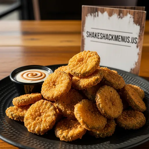 Fried Pickles with Ranch shake shack menu