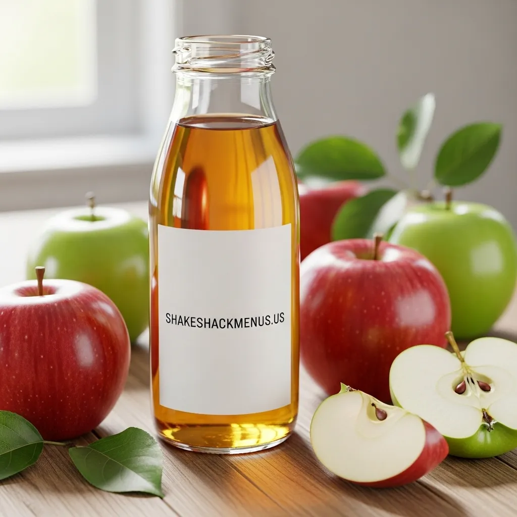 Organic Apple Juice Drink shake shack menu