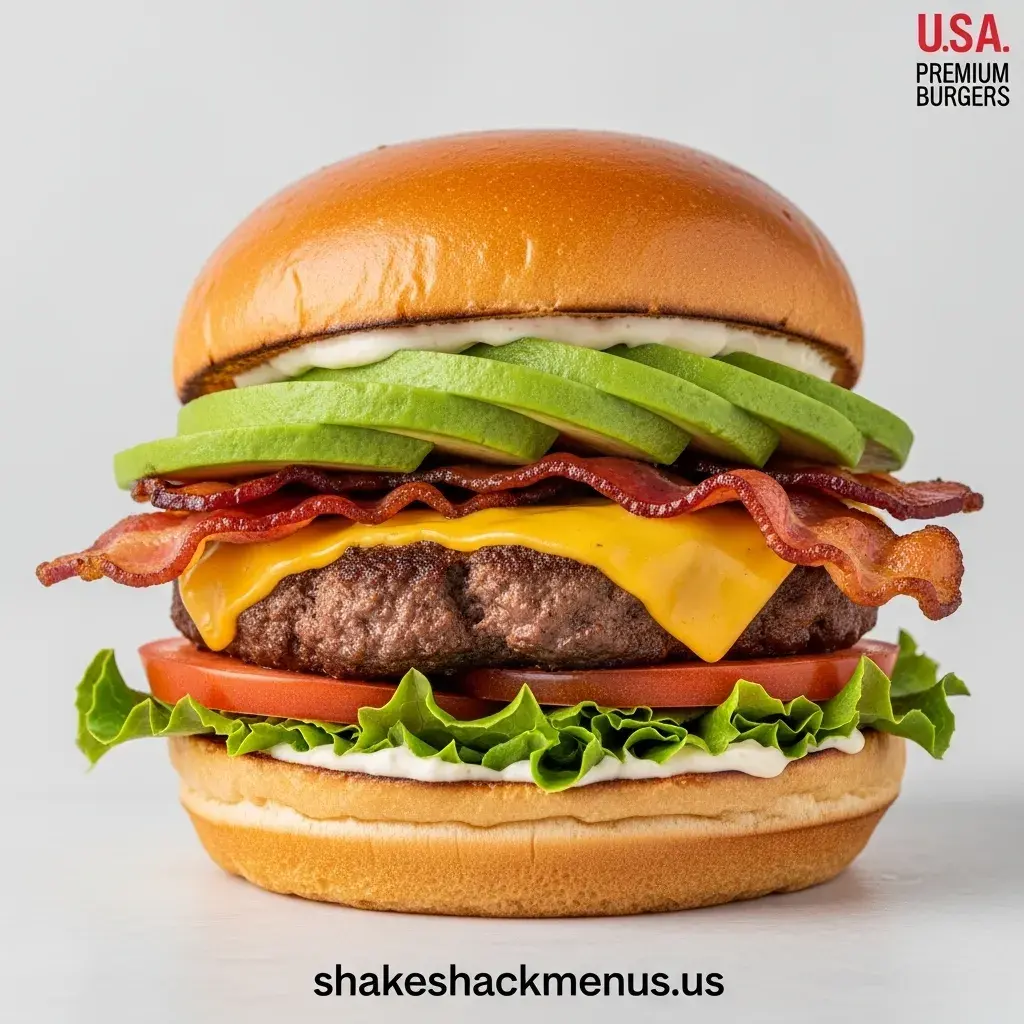 Single Avocado Bacon Burger