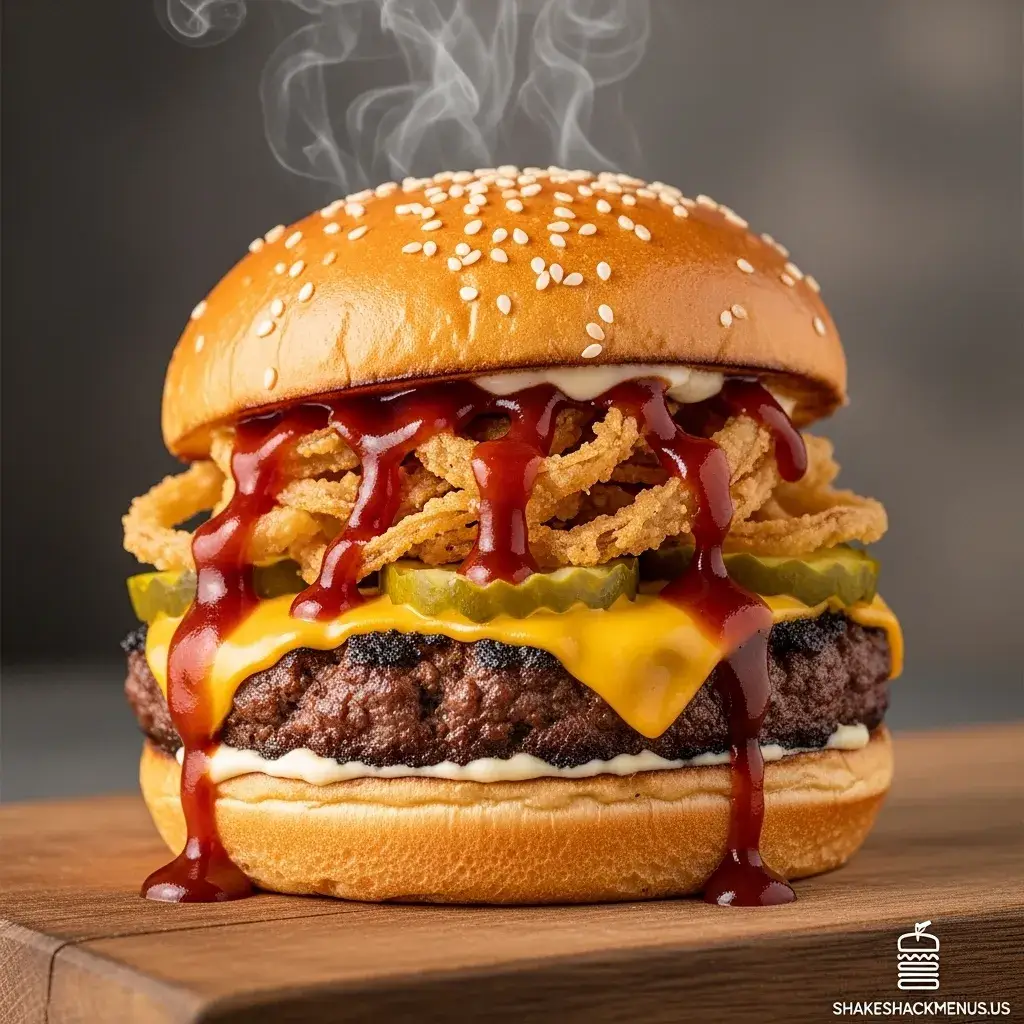 Single Carolina BBQ Burger with Fries